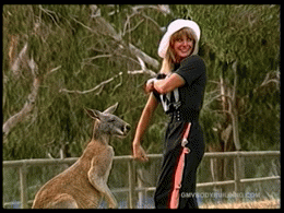 l00k4tm4m45c415: Cory Everson in Australia (part 1) - Spending time with kangaroos