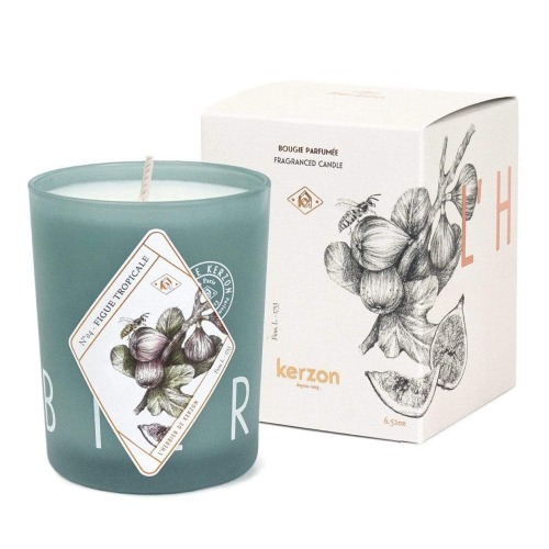 Kerzon’s herbarium candles have gorgeous botanical illustrations.