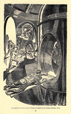 scificovers:  Startling Stories vol 6 no 3, November 1941, page 51 for “The Gods Hate Kansas.” Interior artist uncredited. 