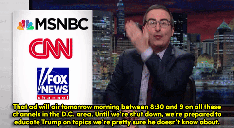 micdotcom:John Oliver defends facts against Donald Trump and offers to sneakily educate