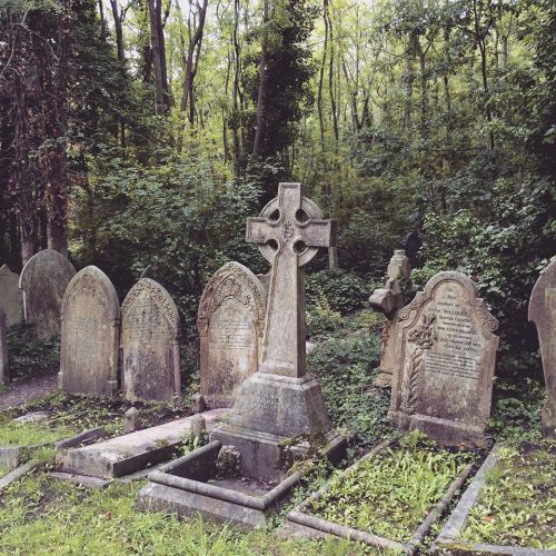 horrorcandybox:  Highgate Cemetery, London. By HorrorCandyBox. 