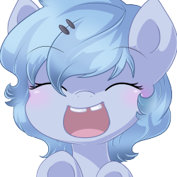 askbubblepop:  Everypony! You wont believe what is happenin’!  I’m gettin’ a sister for a widdle bit! My mama says its an exchange student or somethin’ and she’s gonna stay with us for a tiny while!   =o Eeeeesocute~! &lt;3