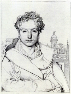 newloverofbeauty: Jean-Auguste-Dominique Ingres (1780-1867) Portrait of Victor Dourlen