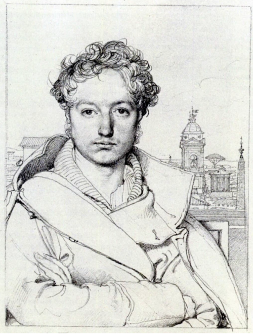 newloverofbeauty: Jean-Auguste-Dominique Ingres (1780-1867) Portrait of Victor Dourlen