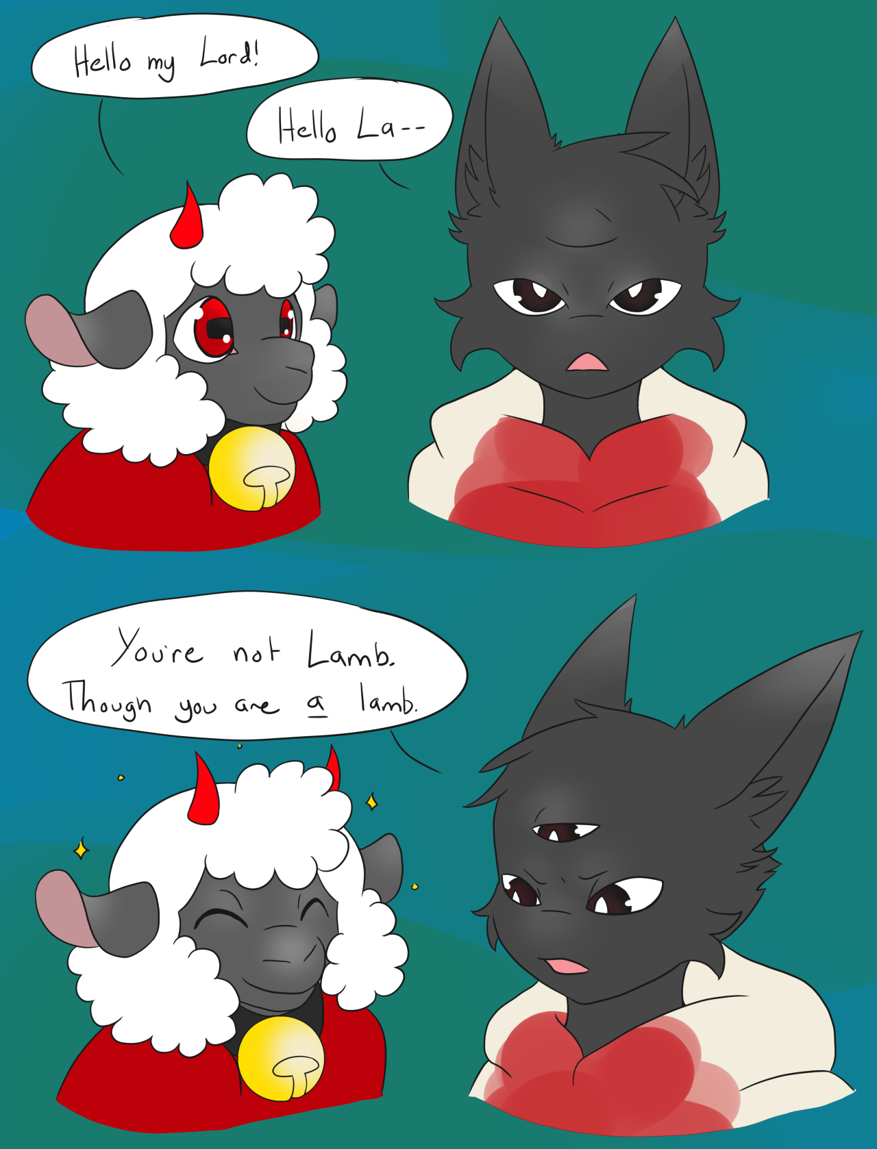 In Spite of You: A Cult of the Lamb fancomic cover by FoxyPheonix