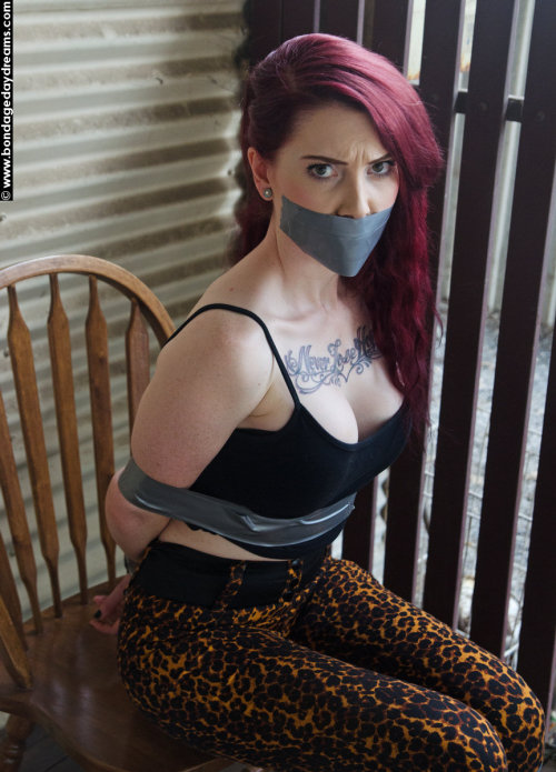 sensualhumiliation:  sexy bad girl in captivity 
