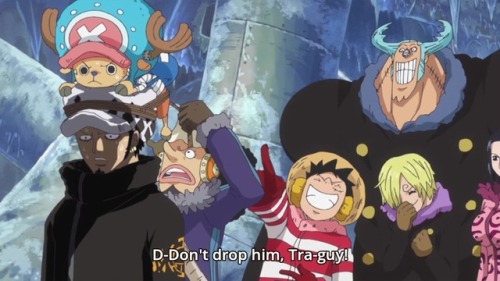 rroronoazoro:  law getting the strawhats experience