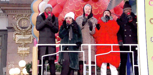 Pentatonix performing “Where are you Christmas?” at the 92ndAnnual Macy&rsquo;s