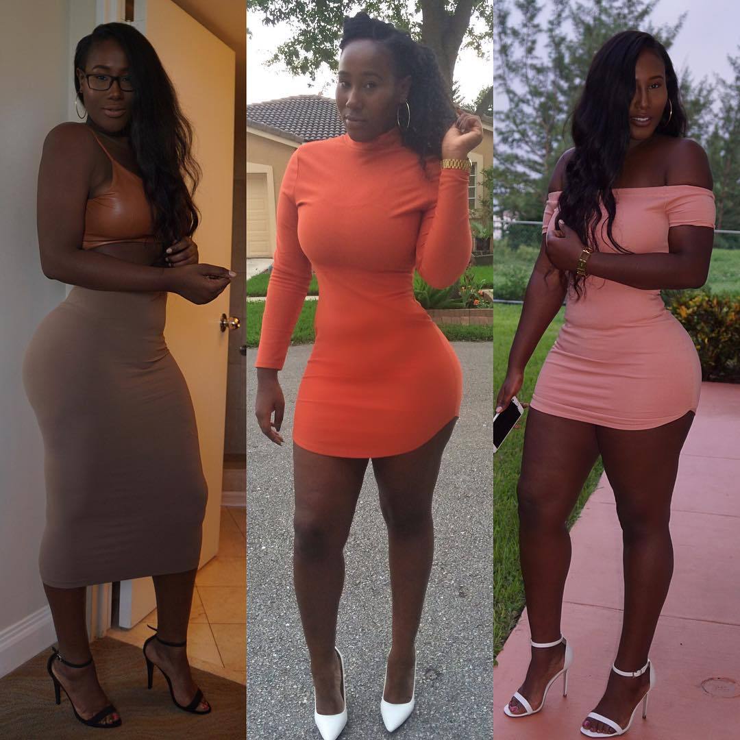gurillaboythamane:  thickinshortdress:  Curvy hot sexy body  SEXY BAD BITCHES