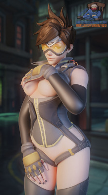batyastudio: Shy Tracer   1080P Please support us patreon =)  / Commissions: Anims&amp;Posters / Models 
