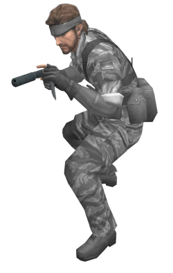 jerryterry:  Here’s your own master of stealth, Big Boss, for your dash. He’ll try his best to blend in with whatever you drag him over!(Basically, I just saw this blog, decided to open up Photoshop and have a go at replicating the effect since I