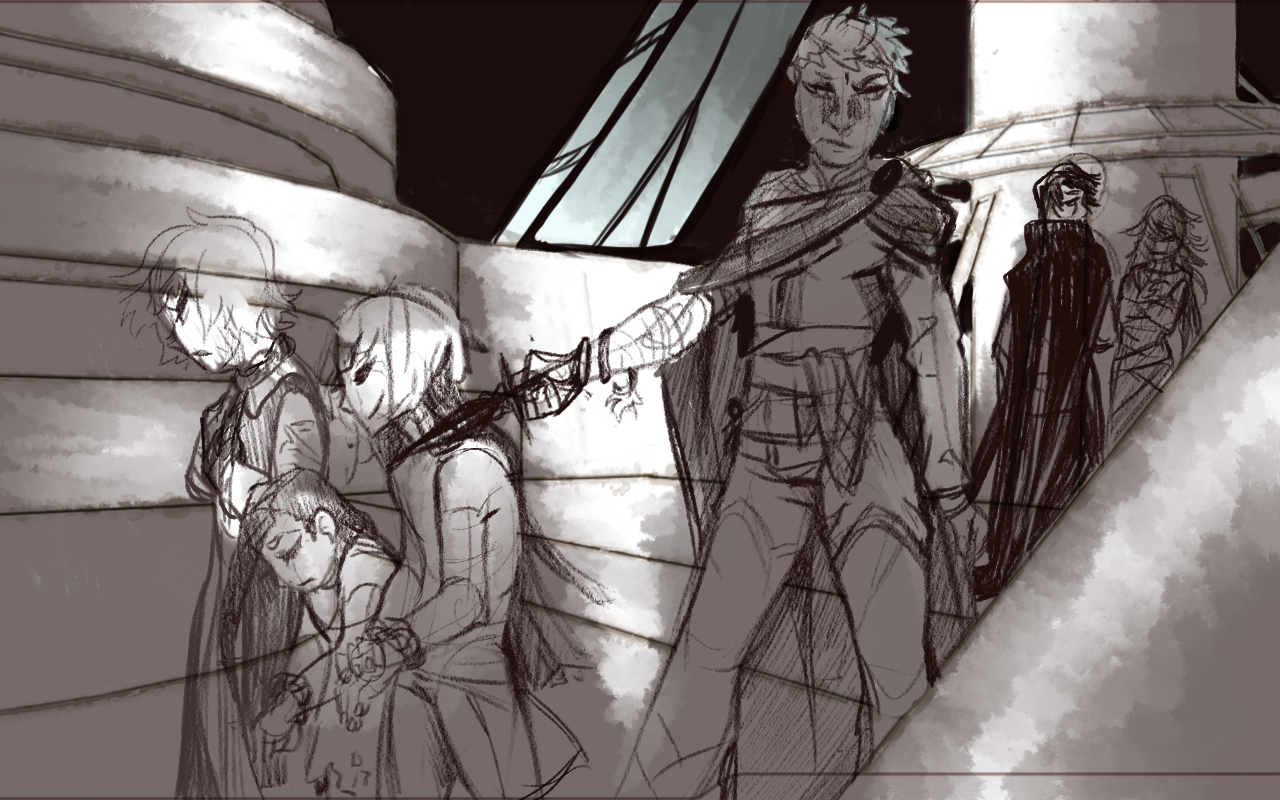 paopunova:  Oh uh I don’t think I ever posted these but I’m working on a webcomic
