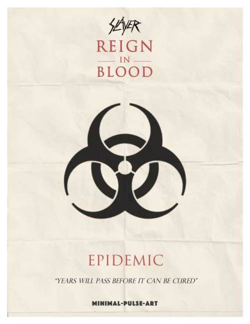 SLAYER - ‘REIGN IN BLOOD’ (1986) - Concept Posters 
