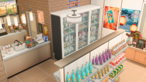 magalhaessims:SANDTRAP GAS STATION + CC LINKS (LITE CC) A place where your Sims can stop by to shop 