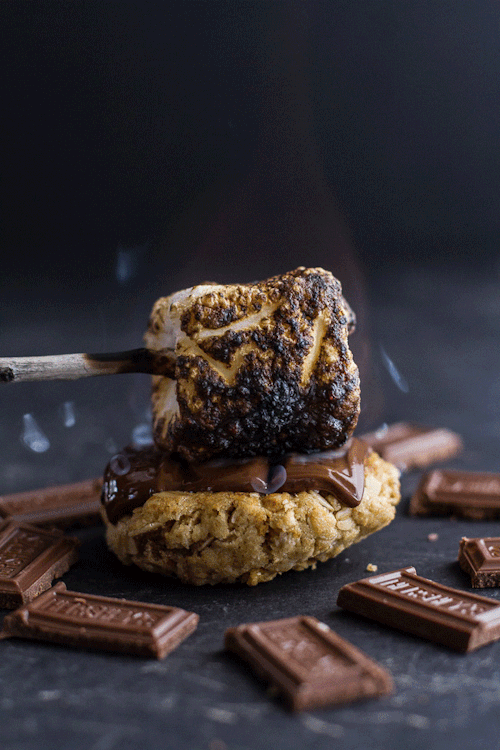 brownglucose:  chrisdwoo:  vneckandacardigan:food52:sweetoothgirl:Oatmeal Chocolate Chip + Graham Cracker Cookie S’moresThis may be the single greatest thing to ever grace the internet.   That is definitely pornography.  Minus the nasty ass oatmeal….yes