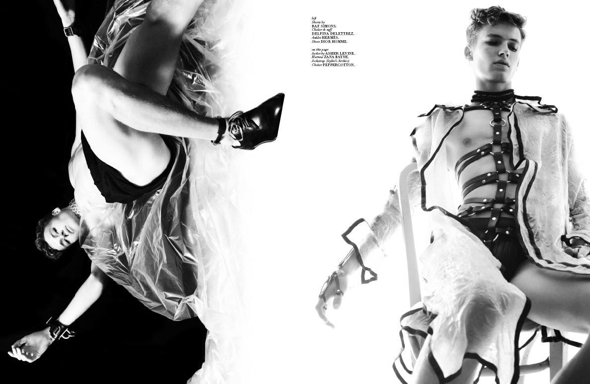 somefetishes:  BOUND FOR PLEASURE PhotographySTEFANI PAPPASFashion EditorANDREW MUKAMALMake-up EDWARD