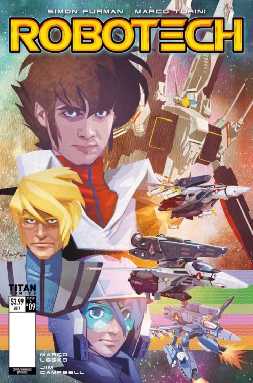 TOMMY LEE EDWARDS COVER TO ROBOTECH #9 REVEALED! ROBOTECH #9 (Ongoing)Writer Simon FurmanArtist Marc