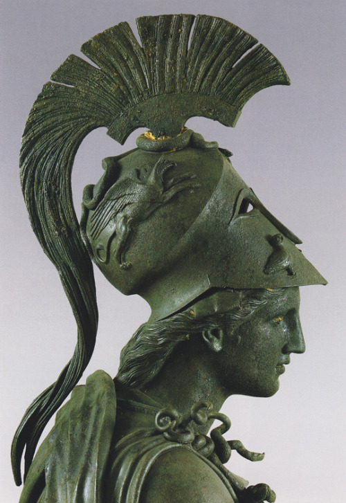 pipouch: Statue of Athene (“The Peiraeus Athena”).Medium: BronzeDate: 340—330 BCE.