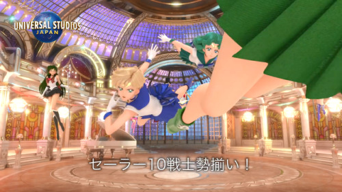 landofanimes:  Sailor Senshi unite!  Sailor Moon · The Miracle 4-D (Moon Palace Arc) at Unive