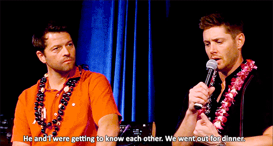 mishasminions:THE SOFTEST THING IN THE WORLD IS JENSEN RECOUNTING HIS FIRST DATE WITH MISHA, HOW MIS