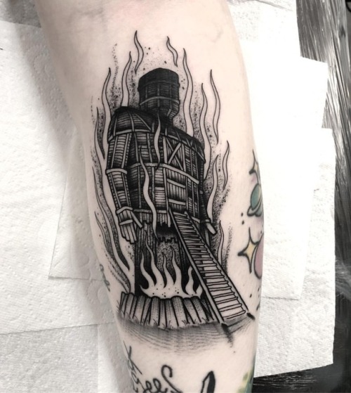 jamesdbutler:Wicker man done yesterday for @fuckinghellkirst (at Easy Tiger Tattoo Co)www.in