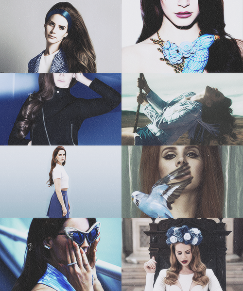 chairytalending:  Lana Del Rey + BLUE 