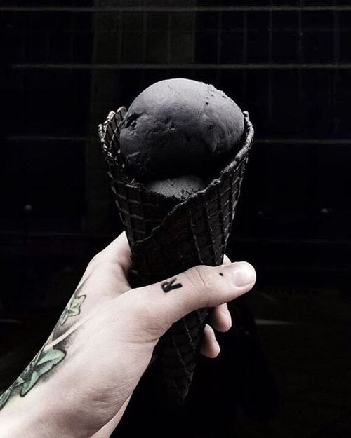  When you eat ice cream that only matches your soul @milkmade by Ian Elkins 