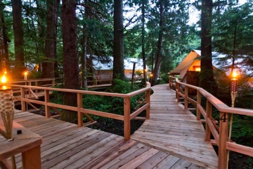 tinyhousedarling:miflyguy:thebasic:Clayoquot Wilderness Resort, Vancouver IslandA place I wo