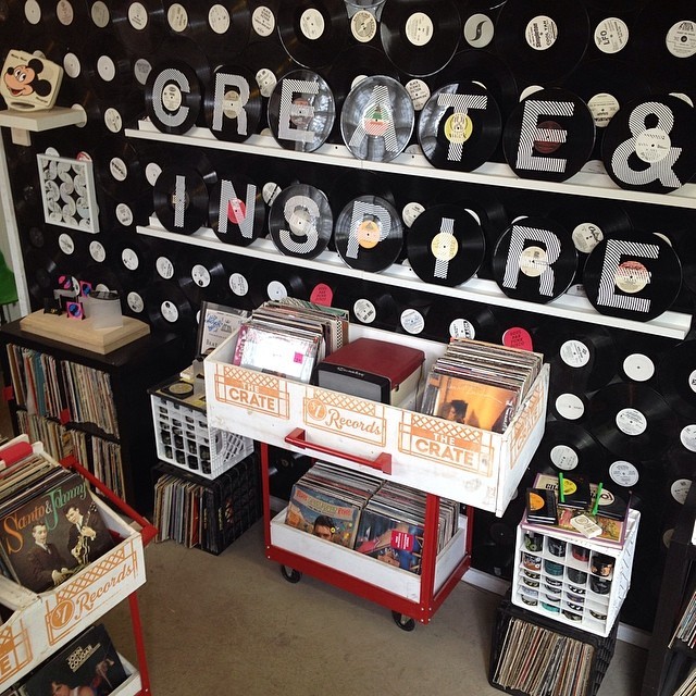 wrecordsbymonkey:  Create and Inspire !! #TheCrate #wrecordsbymonkey #recordstore