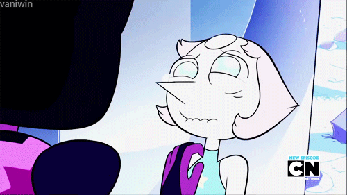 tinyspacegems:  inqnel:  But like, imagine Pearl  Hesitantly, but surely and slowly speaking up and voicing her opinions, determined to continue despite the anxiety and fear Learning to say no and refusing to back down when gems try to order her around,