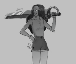 Jasreetpratap: Sketch Of Connie As A Grown Up Bad-Ass  Time-Lapes Vedio Here Https://Youtu.be/Kc56F-3X5Qy