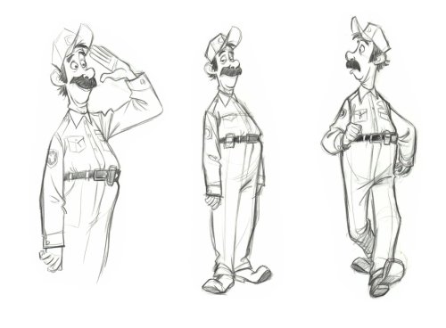 penciltests:“Bolt” (2008)Character designs