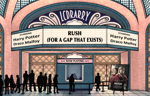 lcdrarry:7 May | Fic:Rush [For A Gap That Exists] Prompt: “Rush”, 2013, Ron HowardPrompted by: The A