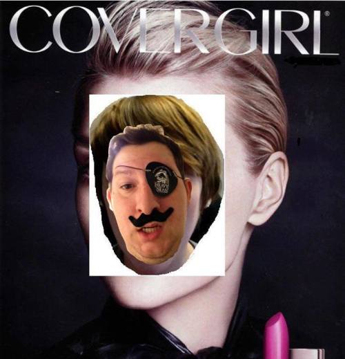 Ugh. This guy.
reppocs:
“I’m friends with a very funny comedian named Maria Heinegg. About a year ago, I photoshopped my face on a picture of her face photshopped over a Covergirl ad, and it made me laugh so much that I kept doing it. Here they are...