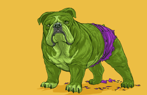 iamasf:  DOTMU: Dogs of the Marvel Universe by Josh Lynch 