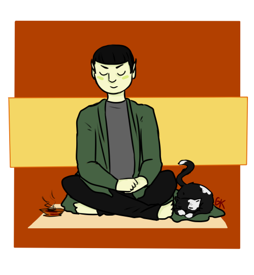 It’s Spock Tuesday! you guys should join for the little time that’s left!! (x)My headcan