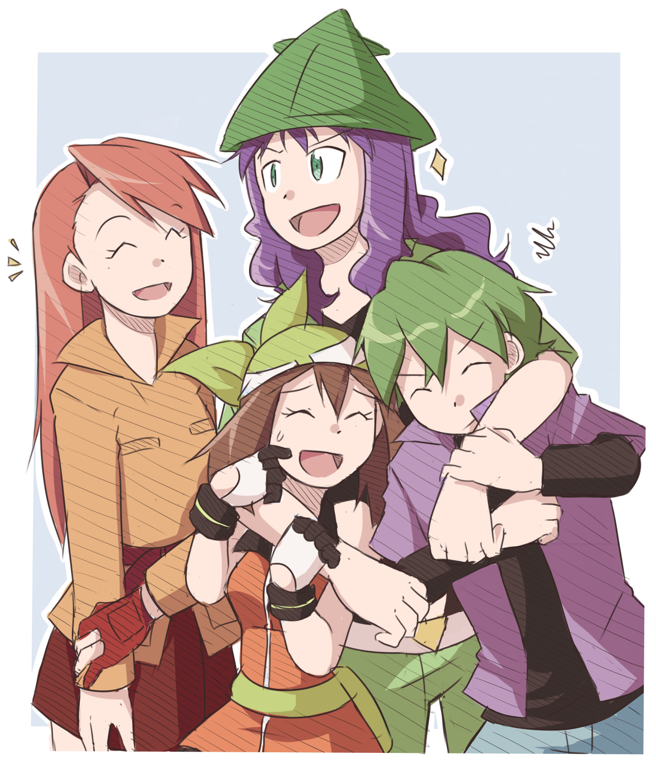 kasuria:  I wanted to draw something colorful and I have been meaning to draw these