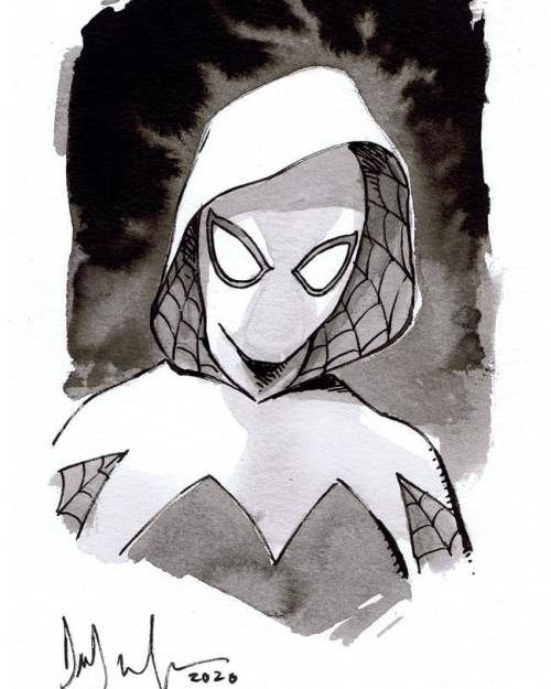 Spider-Gwen mini sketch.#spidergwen #marvel #comicbookart #comicart #comicsketch #comicbookartist #c