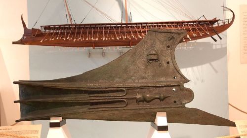 archaicwonder:Greek Bronze Warship Ram,  C. 530-270 BCThis was recovered from the sea near Atli