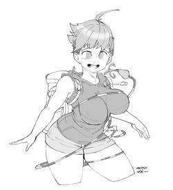 mboogy: sketch commission:  Umihara Kawase