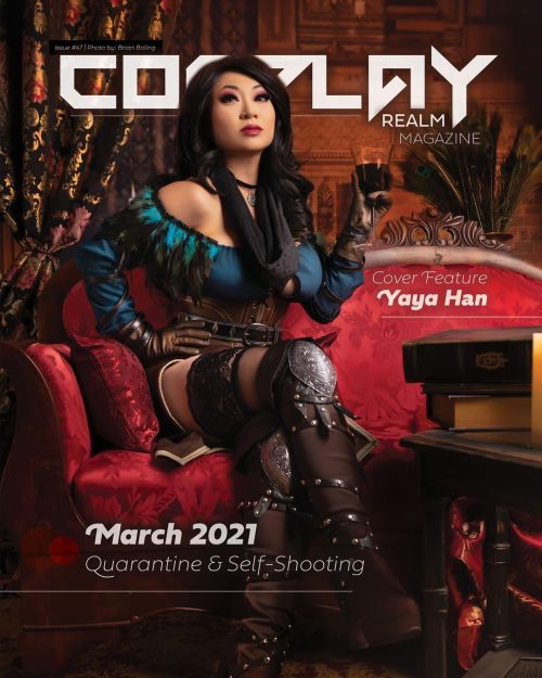 I’m honored to be the cover story of the March @cosplayrealmmagazine issue, out today! The theme is 