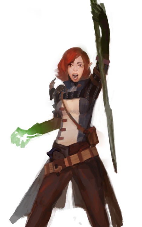 Something i made for my friend’s GF. It’s her DA inquisition mage! :DSend me a message i