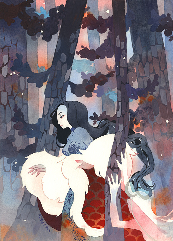 tir-ri: Maeveen. Illustration I made for my patreon in 2016. Store ◆ Instagram