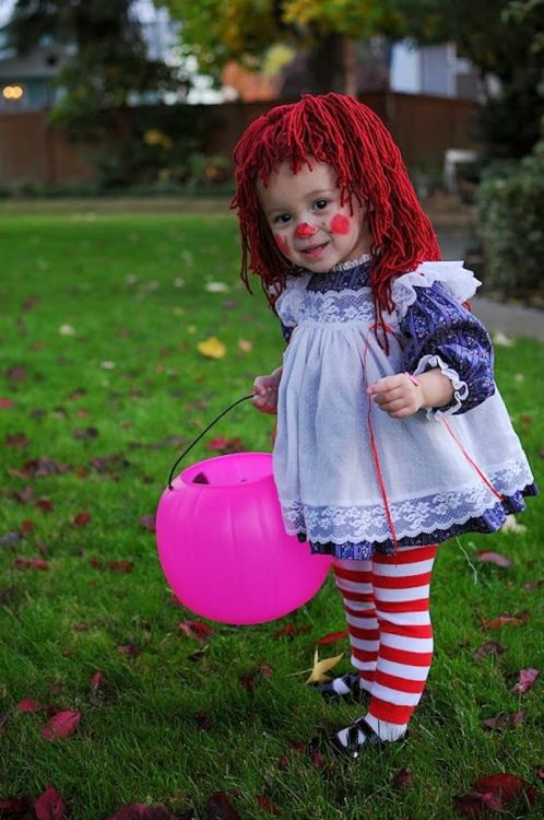 sixpenceee:  Adorable Kid’s Halloween Costume. I obtained these from here, here, here and here. Check out Best Halloween Decorations, Best Halloween Masks and Creepy Make-Up Tutorials.  