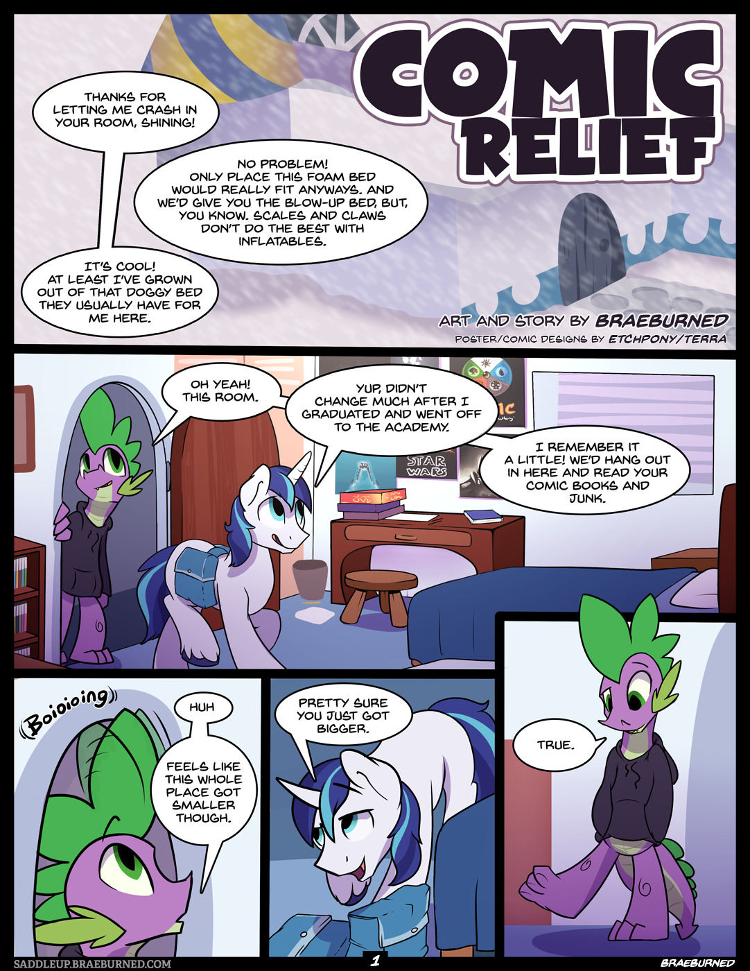 feelin-fristy:  braeburned:  Here it is! My comic for Saddle Up 2, Comic Relief.