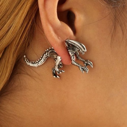 pickme-girl: Creative Ear Stud, Cute Hair Clip, Cool Necklace , Nose Piercing will bring different s