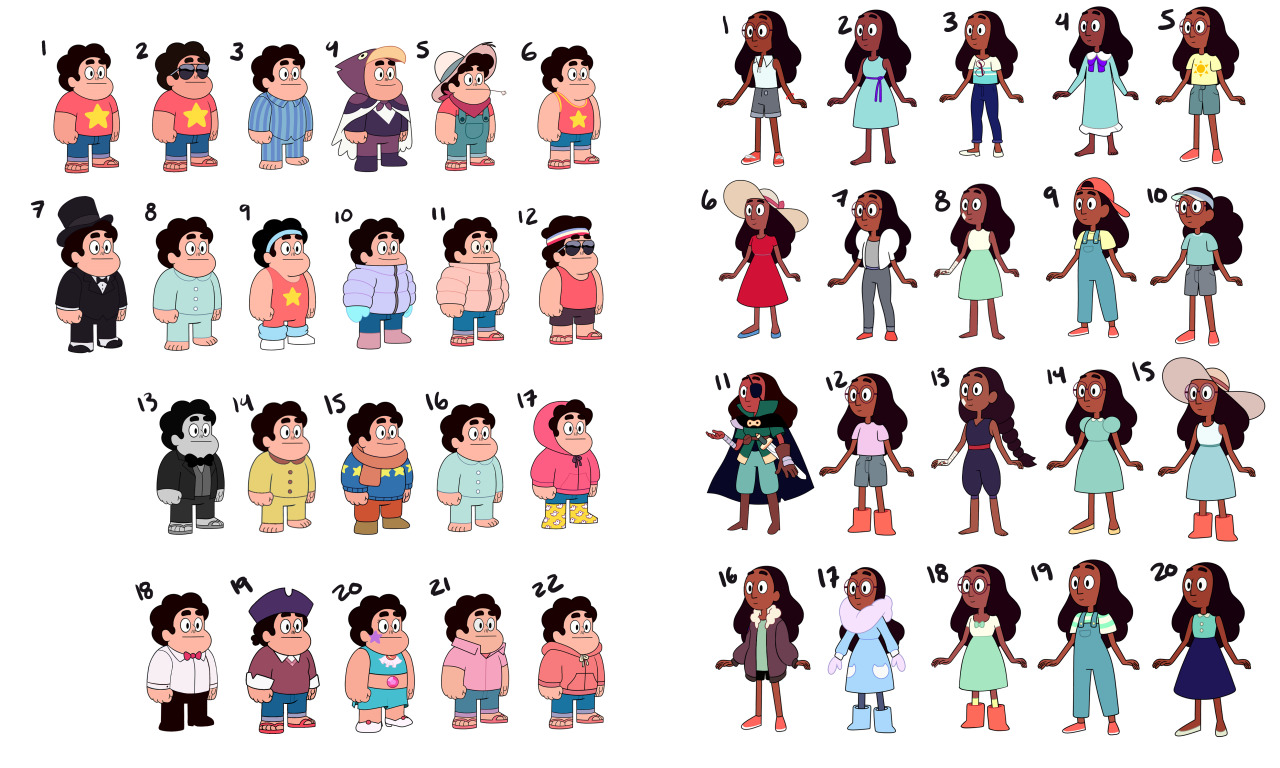 l-a-l-o-u:Fun SU Art Meme: ask your followers to pick a Steven and a Connie and design