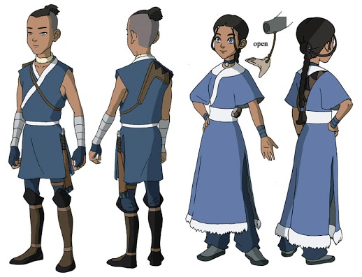 The Cultures of Avatar The Last Airbender  Cultural Fashion Sokkas Book  2 Robes