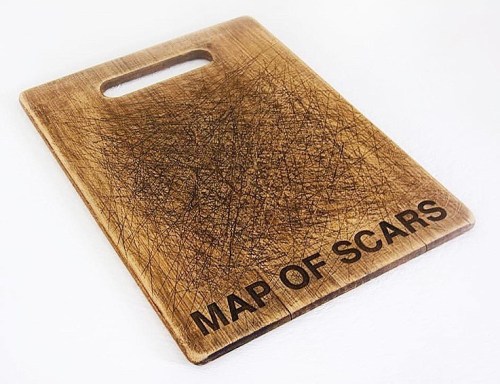 visual-poetry:»map of scars« by yornel