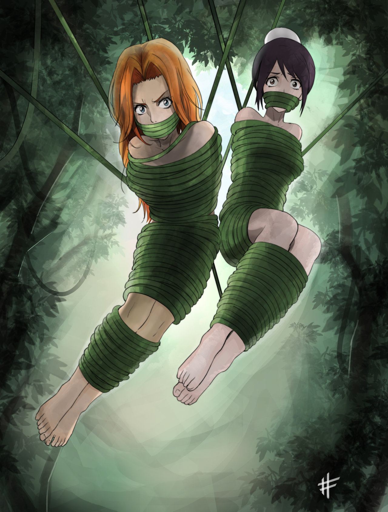 superbounduniverse:  grosslyabnormal:  In the Woods by SharpFFFFFF  Superbound rating: